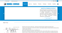 Desktop Screenshot of cosmicaservisas.lt