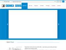 Tablet Screenshot of cosmicaservisas.lt